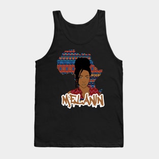 Melanin Poppin Black Girl Gift Tank Top